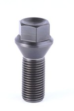 14x1.5 Titanium Lug Bolts 28mm Shank 20 pieces BLACK 6AL4V Aerospace Grade  picture