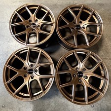Used 17x8/17x9 Vors TR88 5x114.3 35/30 73.1 Bronze Wheels set-4 picture