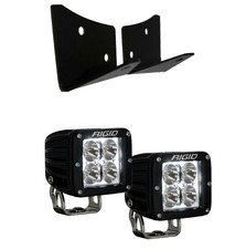 Rigid Industries Fits Jeep JK Radiance Pod Amber A-Pillar Mount 40139 + 202053 picture