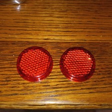 NORS 1949-1950 -CHEVROLET STIMSONITE REFLECTORS-GUIDE X 42 (PAIR) picture