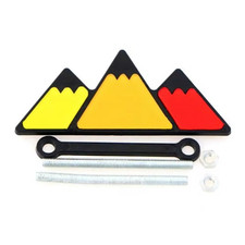 TRD-style Tri-Color Mountain Grille Badge fits Toyota picture