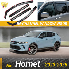 Fits Dodge Hornet 2023-2025 In-Channel Window Visors Sun Guards Shade Deflector picture