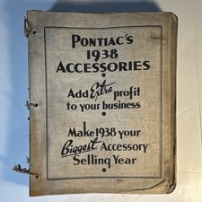 1937 1938 Pontiac Oakland Master Parts Book Dealer Catalog Original GM Vintage picture