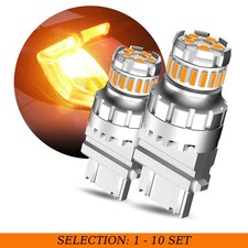 2-20 AUXITO 3157 Amber LED Turn Signal Light Bulbs 3057 3156 3056 4156 Plug&Play picture