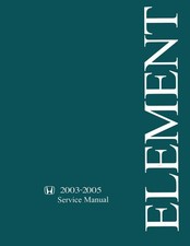 2003-2005 Honda Element Factory Shop Service Manual picture