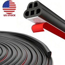 16.5FT Car Door Seal Strip Universal Self Adhesive Automotive Weather Stripping picture