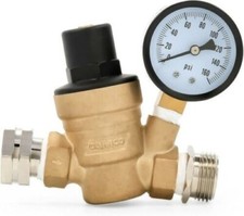 CAMCO 40058 Adjustable Brass Water Pressure Regulator (3/4
