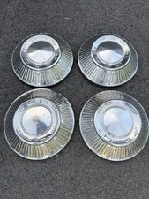 4~ VTG 1965 - 1966 FORD 427 GALAXIE 500 DOG DISH HUBCAP WHEEL COVER ~ READ… picture