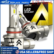 2/4X HB3 9005 LED Headlights Kit Combo bulb 6000K High Low Beam White Brighter picture
