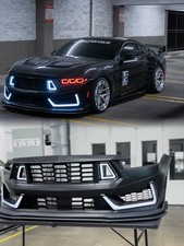 i5autohaus 2024-2026 Mustang Dark Horse Style Bumper with Signature LED Lights picture