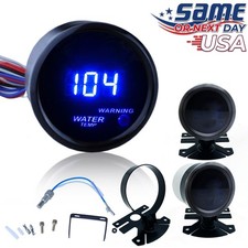 Digital Coolant Temp Gauge 52mm + Metal Gauge Pod Mount - FAST USA Shipping picture
