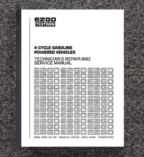 1992 - 1994 Golf Cart Workshop Manual Fits EZGO BC-360 4-Cycle picture