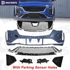 For 2020-2024 Cadillac CT4 Complete Front Bumper Grille Fog Light Cover Bracket picture
