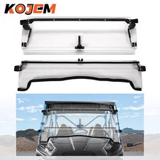 2-IN-1 Clear Windshield Windscreen FOR 2012-2015 Kawasaki Teryx 800/4 750 /4 800 picture