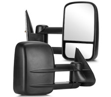 Towing Mirrors 99-07 Chevy GMC 1500-3500 w/ Convex Glass & Manual Telescoping picture