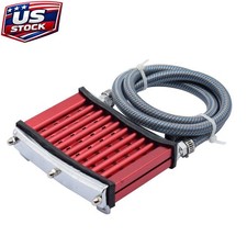 Red T6061 Aluminum Engine Oil Cooler Radiator for Dirt Pit Bike ATV Motorcycle picture