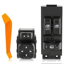 For 2000-2002 Chevy Silverado Driver Side Power Window Door Lock & Mirror Switch picture