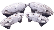 2007-2021 INFINITI G37 M37 Q50 Q60 Q70 AKEBONO CALIPER BRAKE SET FRONT & REAR picture