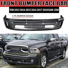 Granite Crystal Front Bumper Face Bar For 2013 2014 15-2018 Ram 1500 W/ Fog Hole picture