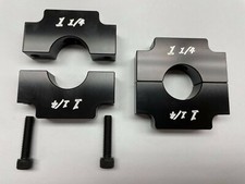 Weight Clamps PAIR Ballast Bar Mounts 1-1/4 Aluminum 1/2-13 Hole Race Car picture