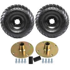 Two 23x7-10 23X7X10 Tire Rim Wheel + 23T Axle Hub Taotao Cart Buggy 200cc 250cc picture