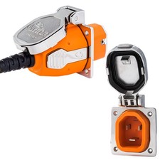 SmartPlug 30 AMP Inlet & Female Cord Connector Combo Stainless Steel picture