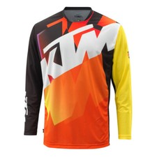 KTM Pounce Black and Orange Off-Road MX Jersey Men's Sizes SM - LG picture
