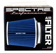 universal spectre cold air intake blue 8132 with adapters 4 inch 3.5 inch 3 inch picture
