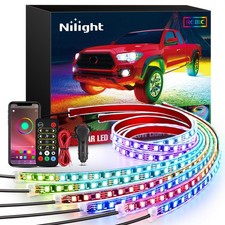 Nilight 6PCS Dream Color LED Light Strip, 6Pcs RGB-IC Underglow picture