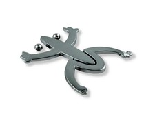 BROQUI® CHROME PUERTO RICO COQUI LOGO EMBLEM picture