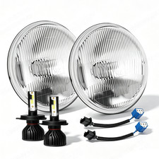 For 1979 1980 1981 Toyota Pickup Pair 7'' Inch Round LED Headlights Hi/Lo picture