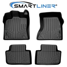 SMARTLINER All Weather Floor Mats Liner 2 Rows Set for Porsche Macan Black picture