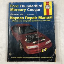 Haynes 36086 Ford Thunderbird Mercury Cougar 1989-1997 Repair Manual Shop Book picture