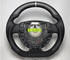 Matte Carbon Alcantara steering wheel Aston Martin 07~ Vantage DB9 Core exchange picture