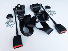 NEW Automatic 3-point seat belt Mercedes W 114 - W 115 Seatbelt- BLACK picture