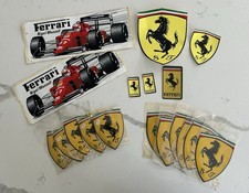 Lot of (19) Original Vintage Scuderia Ferrari SF Stickers Decals NEW picture