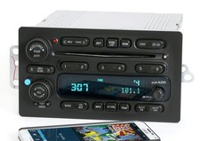 UNLOCKED GMC Chevy Truck 03-05 Radio AM FM 6 Disc CD w Bluetooth Music 15196055 picture