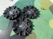 Three (3) Diablo Wheels Black Center Cap Part Number 1839H579-2-UP & LG1209-25 picture