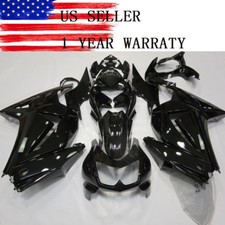 Glossy Vivid Black Fairing Kit for Kawasaki Ninja 250R 2008-2012 2009 2010 2011 picture