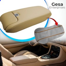 Fits 1997-2006 Jaguar XK XK8 XKR Center Console Armrest PU Leather Cover Barley picture