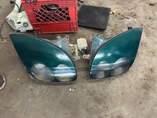 1994-1998 Mitsubishi 3000GT OEM Headlight Headlights Pair Green Housing LH & RH picture