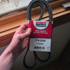 NEW Bando 7PK2090 Serpentine Belt OEM for Toyota Camry Sienna Avalon Lexus ES350 picture