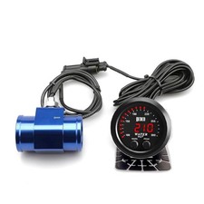 ZHSYMX Universal 52mm Water Temperature Gauge with Joint Pipe: 38MM Blue, Red picture