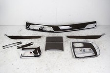 16-18 BMW G12 Dash Doors Air Vent Fine Wood Fineline Highly Shiny Trim Cover SET picture