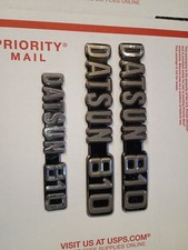 Set Of 3 Vintage Datsun 810  Emblems  picture