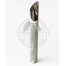 7 Inch Chrome Mitered Exhaust Stack 54 Inch Plain End Universal picture