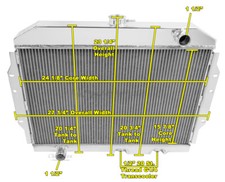 Eagle Champion 4 Row All Aluminum Radiator for 1968 - 1970 American Motors AMX picture