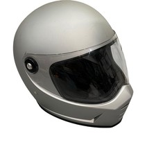 Biltwell Lane Splitter Helmet - XL Matte Silver -ECE R22.05 picture