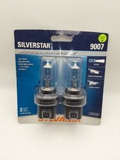 Sylvania SilverStar 9007 Auto Halogen WhiterHeadlight Bulbs NEW D2 picture