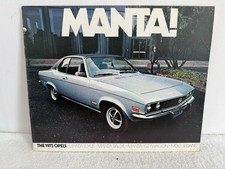 1973 Buick Opel Manta Sales Brochure Catalog Booklet Old Original picture